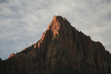 アメリカの早春のザイオンナショナルパーク