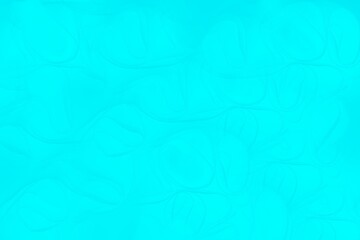 Obraz premium Aquamarine turquoise abstract background with twisted lines