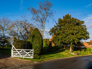 Cottages and Housing Warwickshire England UK