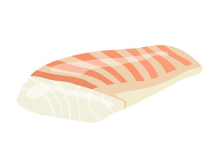 鯛の切り身のイラスト