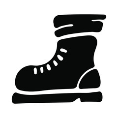 Boot silhouette icon