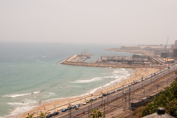 aerial view of miami beach