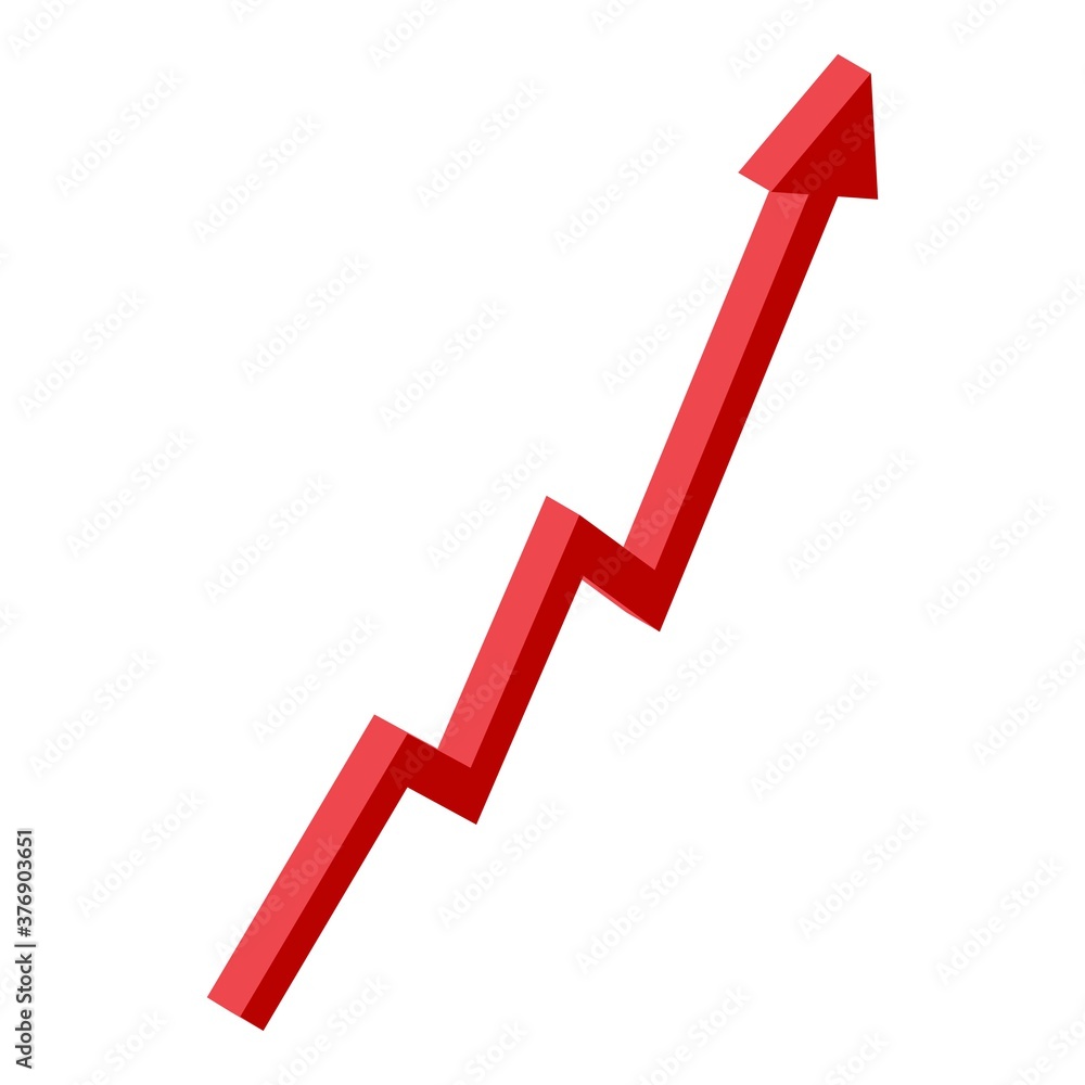 Poster outsource graph chart icon. isometric of outsource graph chart vector icon for web design isolated o