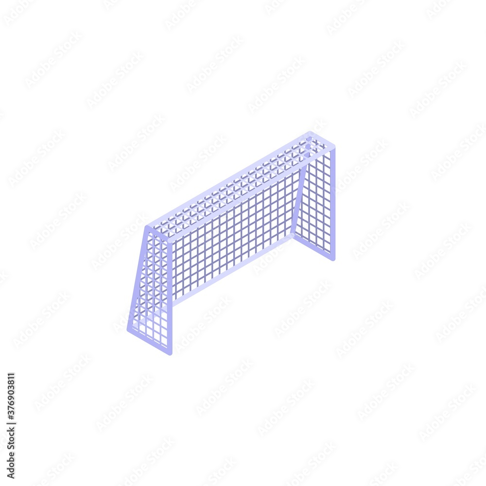 Poster hurling gate icon. isometric of hurling gate vector icon for web design isolated on white background