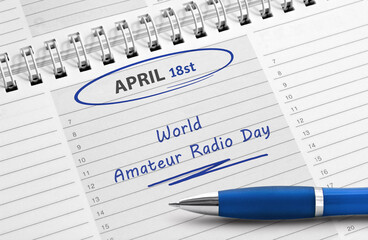 April 18st, World Amateur Radio Day