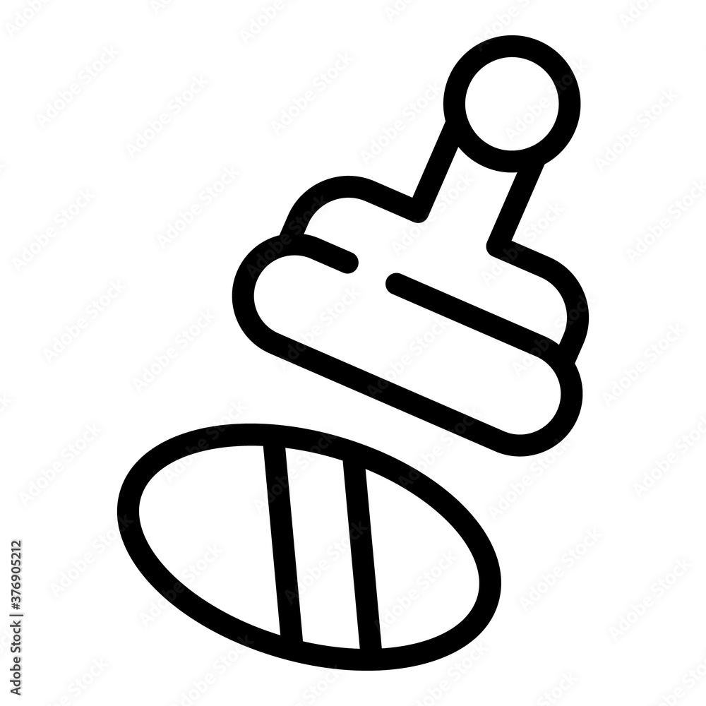 Poster certificate stamp icon. outline certificate stamp vector icon for web design isolated on white backg