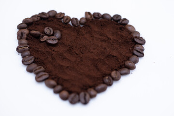 coffee heart