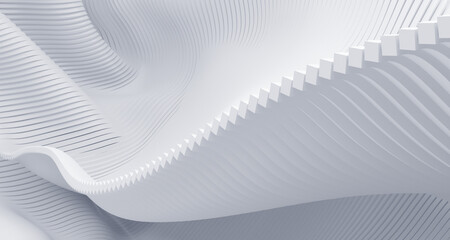 Abstract 3d render, modern illustration, background design
