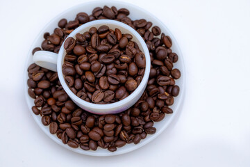 cup of coffee beans