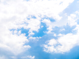 【空イメージ】青空と白い雲
