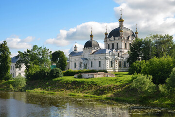 Fototapeta na wymiar Annunciation Cathedral (Blagoveshchensky cathedral, 1900, Eclecticism). Smolensk city, Smolensk Oblast, Russia.