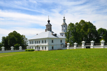 Fototapeta na wymiar Kazan (Kazanskaya church) in Griboedov estate. Khmelita village, Smolensk Oblast, Russia.