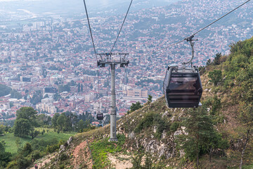 Gondola over Sarajevo