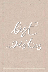 Cute kawaii greeting card with wishes. Textured flat digital art. Print for sticker, banner, social media post and letters, scrapbooking, invitation, wrapping paper.