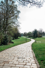 Fototapeta premium Little Road in Bruges - Belgium