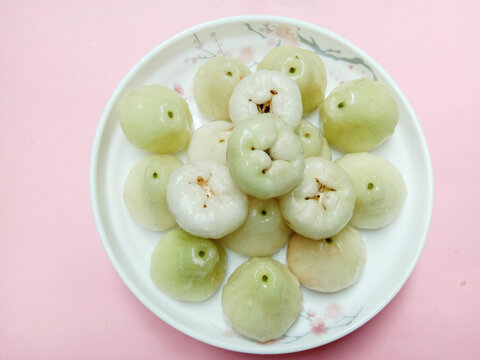 testy and healthy fresh java apple stock