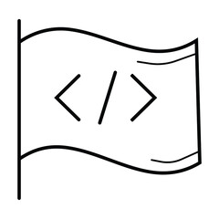 Stroke line icon vector illustration photo