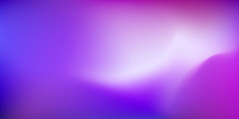 Beautiful purple and pink color gradient background. Abstract Blurred violet and white backdrop. Vector illustration for your graphic design, banner, poster, card