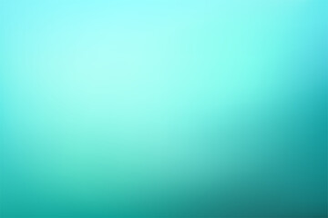 Abstract Gradient light teal mint background. Blurred turquoise blue green water backdrop. Vector illustration for your graphic design, banner, summer or aqua poster, website