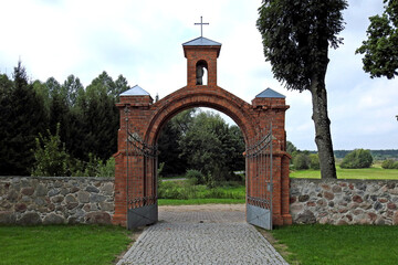 built at the beginning of the 17th century, the Catholic Church of the Assumption in the town of...
