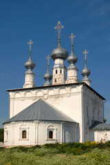 Fototapeta na wymiar Peter and Paul сhurch (Petropavlovskaya church, late XVII century). Suzdal town, Vladimir Oblast, Russia.