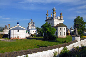Fototapeta na wymiar St. Michael Archangel Monastery (Mikhaylo-Archangelsky monastery). Yuryev-Polsky town, Vladimir Oblast, Russia.