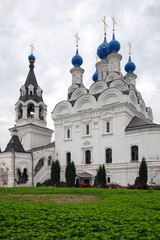 Annunciation cathedral (Blagoveshchensky cathedral, 1664) in Annunciation monastery. Murom town, Vladimir Oblast, Russia.