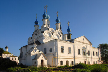 Annunciation cathedral (Blagoveshchensky cathedral, 1664) in Annunciation monastery. Murom town, Vladimir Oblast, Russia.