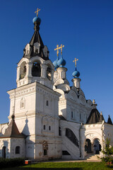 Fototapeta na wymiar Annunciation cathedral (Blagoveshchensky cathedral, 1664) in Annunciation monastery. Murom town, Vladimir Oblast, Russia.