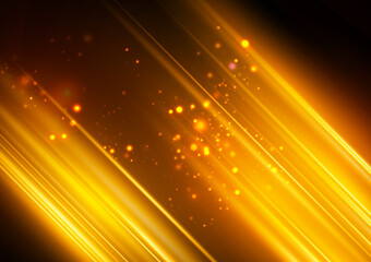golden abstract background vector illustration