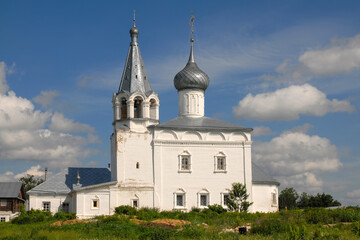 Fototapeta na wymiar Znamensky Cathedral (XVII century) of Znamensky Krasnogrivsky monastery. Gorokhovets town, Vladimir Oblast, Russia.
