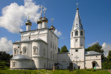 Annunciation Cathedral (Blagoveshchensky cathedral, 1682-1689) of Annunciation monastery. Vyazniki town, Vladimir Oblast, Russia.