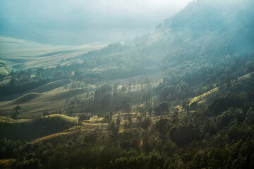 mountain landscape in the morning