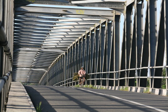 Kretek bridge which is located in Parangtritis Bantul Yogyakarta, Indonesia