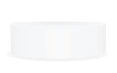 White blank podium. vector illustration