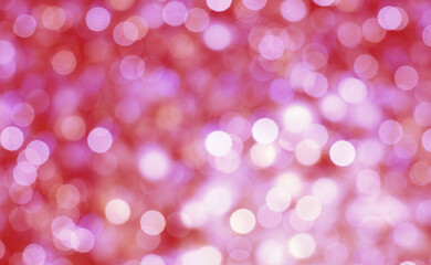 Abstract bokeh pastel background. Bokeh light, shimmering blur spot lights on multicolored abstract background