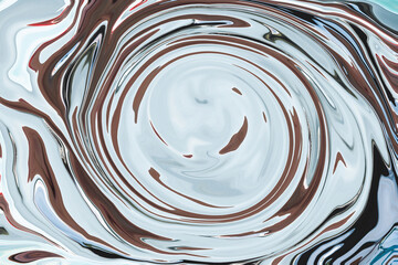 Fondo abstracto con efecto tipo metal líquido