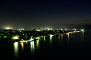 夜の境港