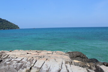 Where the rocks meet the sea