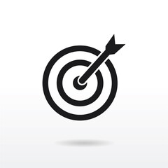 Target icon vector . dartboard sign