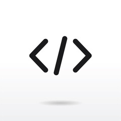 Coding icon vector . development sign