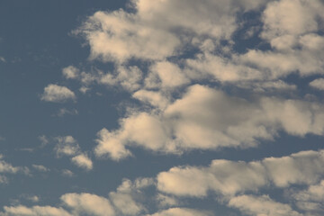 Beautiful cloudy in blue sky
