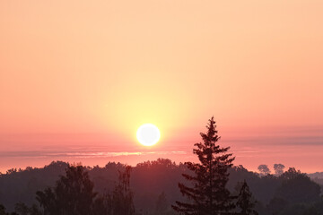 Obraz premium Wschód słońca