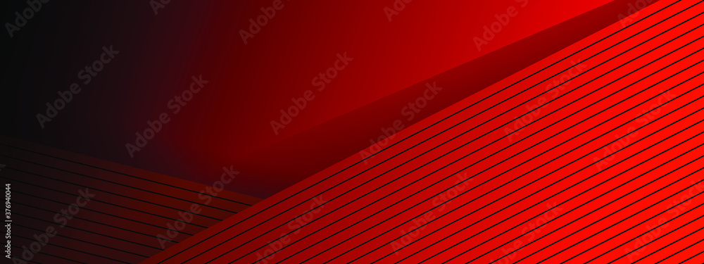 Poster Abstract red background with diagonal lines. Modern abstract vector texture.
