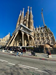 Fototapeta premium sagrada familia in barcelona