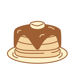 Isolated dessert food bakery delicious icon - Vector