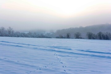 Bird Tracks in the Snow