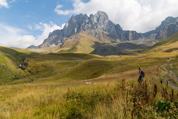Trekking Caucasus - Chaukhi pass in the North of Georgia