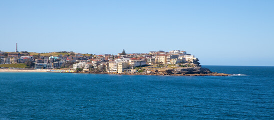 Panoramic  View Bondi Beach Sydney NSW Australia