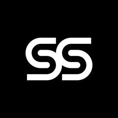 Letter SS logo template